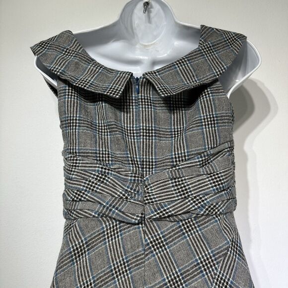 marc jacobs wool plaid sleeveless midi dress Size 2 - Picture 4 of 8